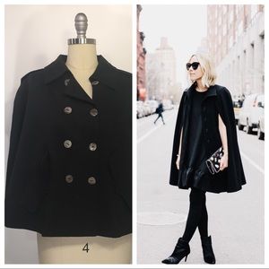 Cynthia Rowley Gabardine Cape